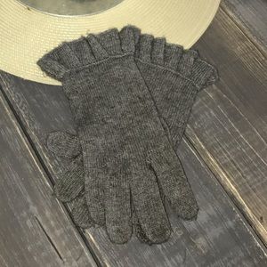 COPY - Saks Fifth Avenue Grey Gloves